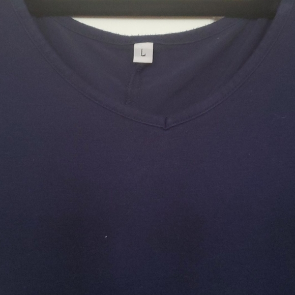 Dark Navy blue long sleeve tunic - Picture 2 of 3